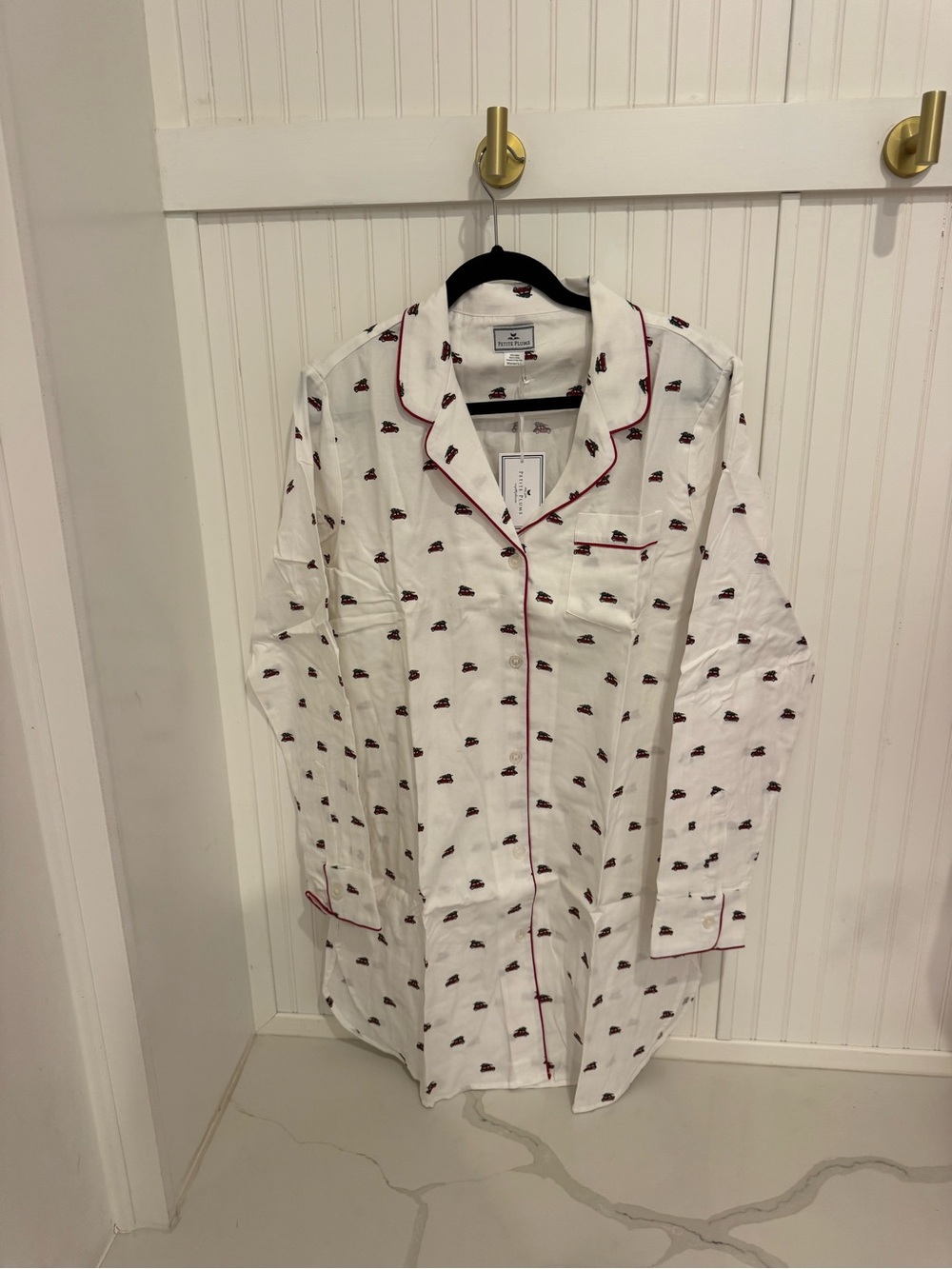 Petite Plume Women’s Christmas Pajama Shirt